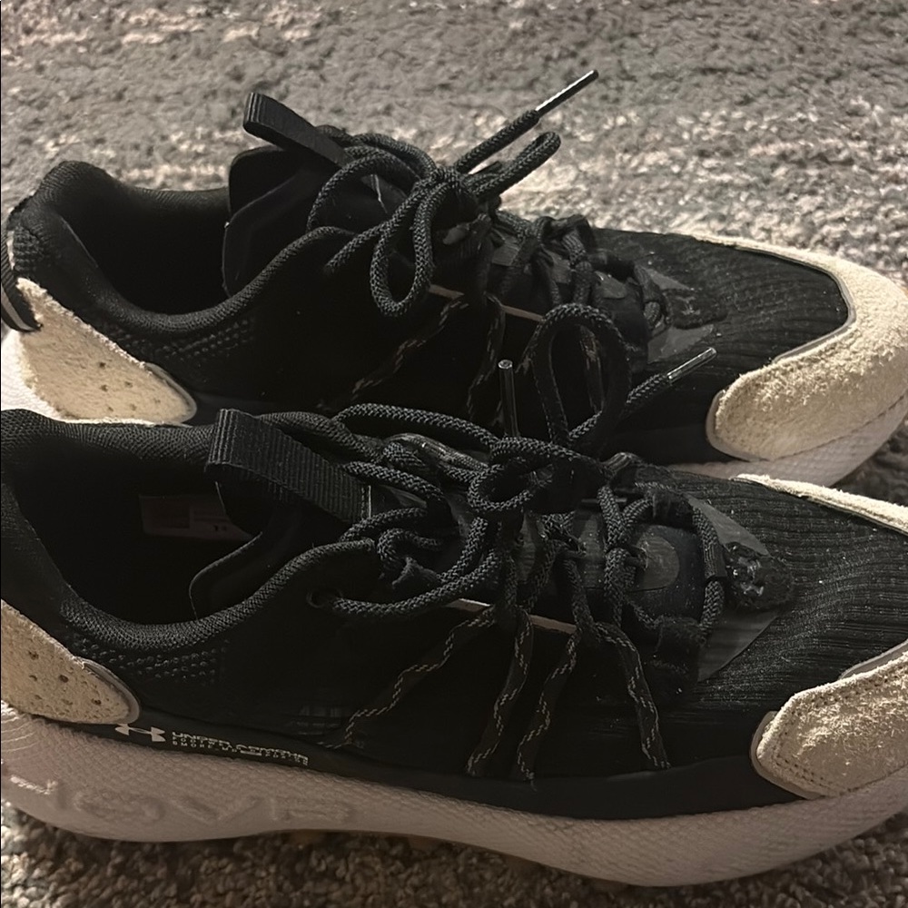 Under Armour Black and White Sneakers